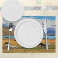 thumbnail image 3 of Ambesonne Scenery Place Mats Set of 4, Farm Horse in Mountain, Standard Size, Multicolor, 3 of 6