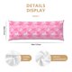thumbnail image 3 of Fotbe Breast Cancer Awareness (3) Funda para Almohada Corporal con Diseño, Funda de Microfibra Ultrasuave de 20x54 Pulgadas, Ropa de Cama Elegante, 3 of 7