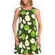 thumbnail image 1 of Disketp Green Fruit para Vestido sin Mangas para Mujeres, Vestidos de Verano para Mujeres, Casual y Holgado para la Playa, 1 of 7