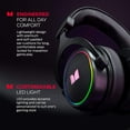 thumbnail image 2 of Monster Digital Alpha 7.1 RGB Illuminated Gaming Headset with 7.1 Surround Sound, Noise-Cancelling, Detachable Mic for PC Gaming, 2 of 7