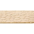 thumbnail image 3 of Gorgeous Home Linen 3-Piece Memory Foam Bathroom Rug Set, Non-Slip Embossed Cobblestone Pebble, Taupe, 3 of 5