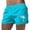 Sky Blue, variant on MuXiKeJi Clothes Mens Swim Trunks with Compression Liner 9" Stretch Beach Shorts Quick Dry Bathing Suits with Zipper Pockets
