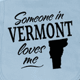 thumbnail image 3 of Inktastic Someone in Vermont Loves Me Baby Burp Cloth, 3 of 3