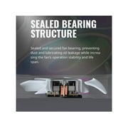 Cooler Master MasterFan MF120 Halo [Addressable Gen 2 RGB] - Duo-Ring 2nd Gen. ARGB Lighting 120mm PWM Fan with 24 Independently-Controlled LEDS, Absorbing Rubber Pads, PWM Static Pressure