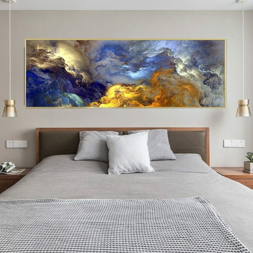 BAMILL Abstract Cloud Canvas Painting Canvas Wall Art Home Decor Wall Picture Unframed