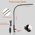thumbnail image 2 of USB LED Lamp for Computer Desk Lamp Shade Office Cafe Study Bedroom Bedside Table Reading Lamp Work Lighting Accessories 3pcs_The Ultimate Gift, 2 of 4