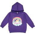 thumbnail image 2 of Inktastic 4th Birthday Unicorn Rainbow Cute Girls Toddler Hoodie, 2 of 4