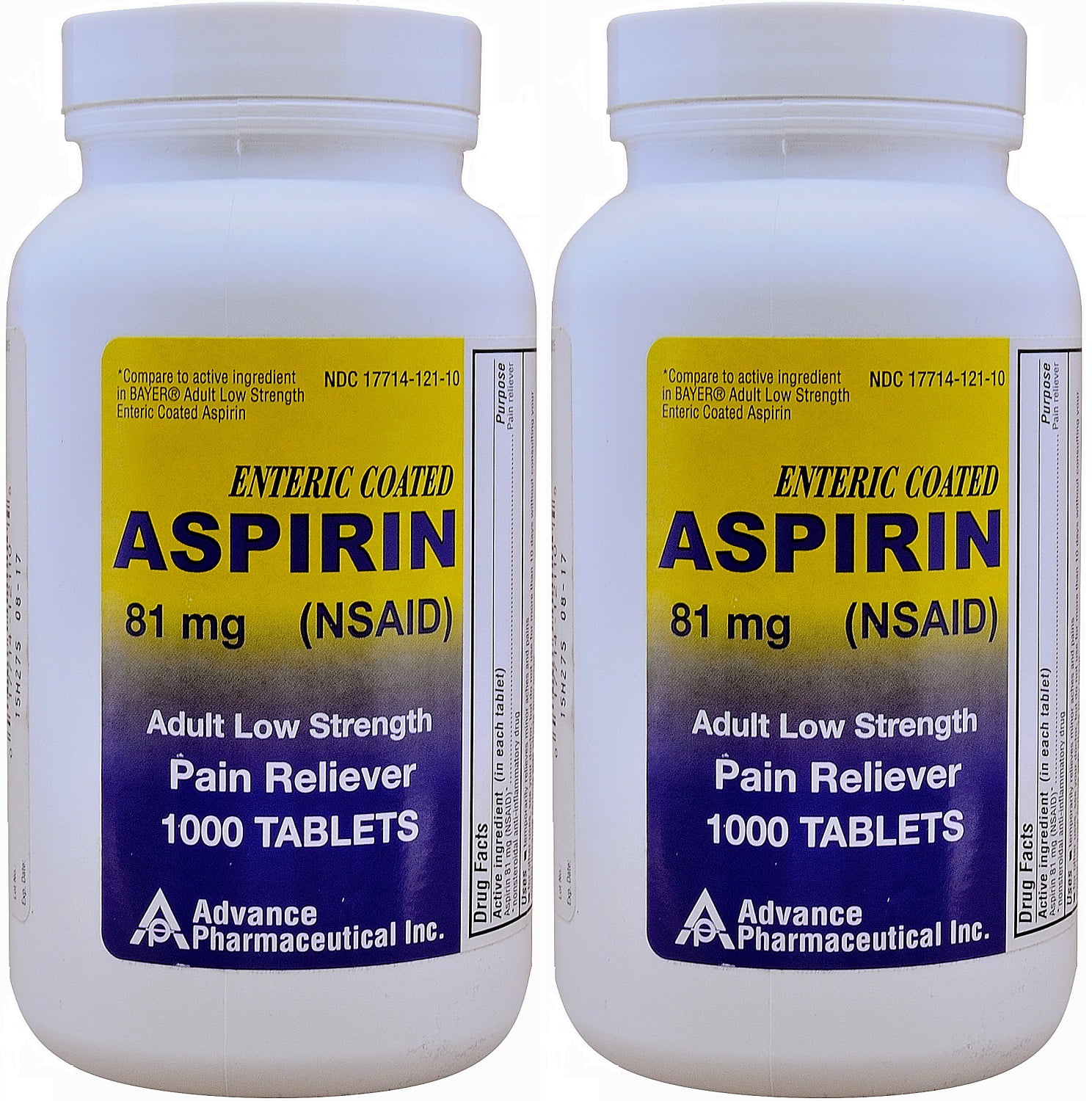 aspirin dosage for adults per day