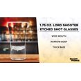 thumbnail image 3 of 2 oz. Lord Shooter Etched Shot Glasses, 10 pack, 21st Birthday Party, Lounge Glassware, , Clear, 3 of 5