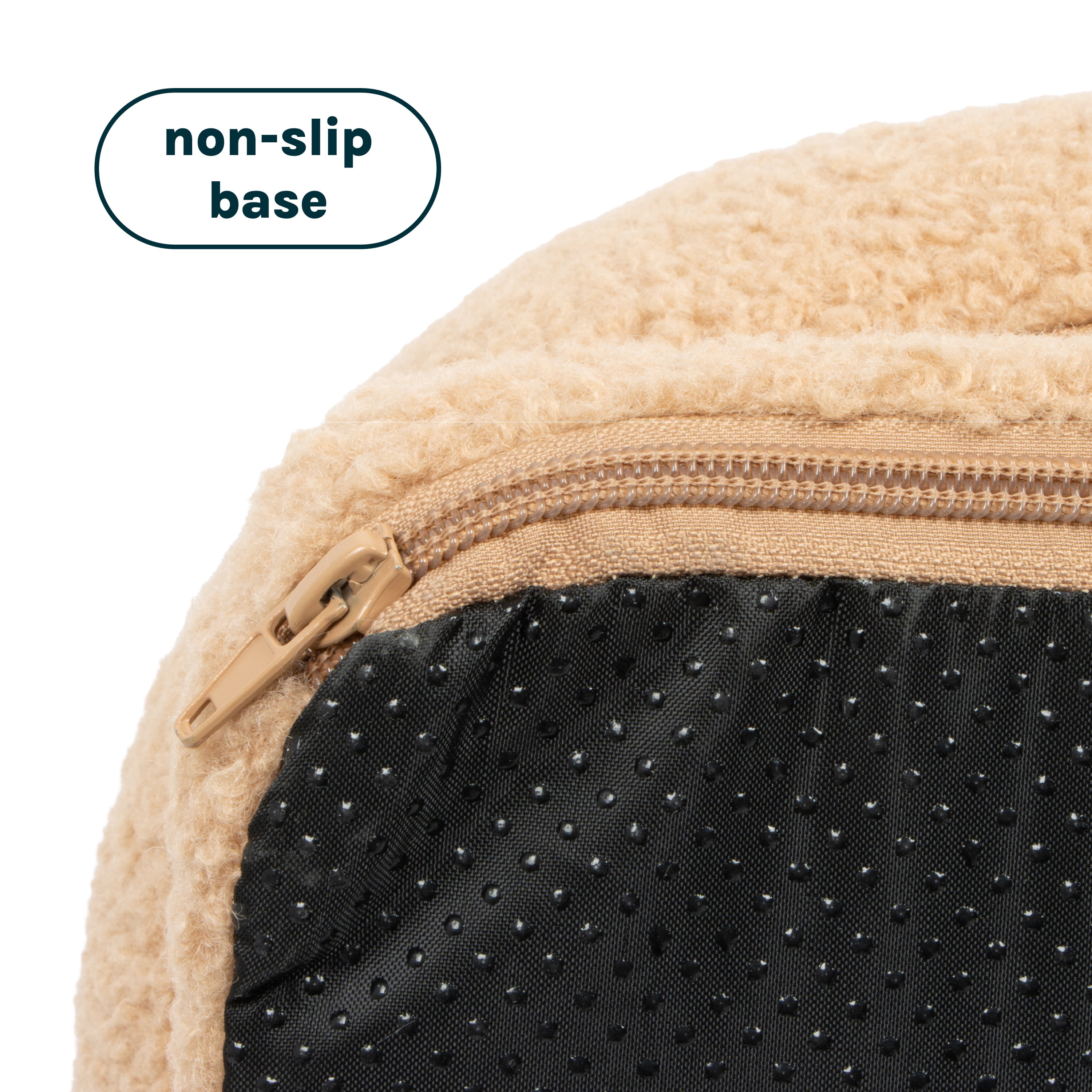 SportPet Designs Quilted Sherpa Sofa-Style Pet Bed Lounger, Brown, Large, 35 in x 25.5 in x 8 in