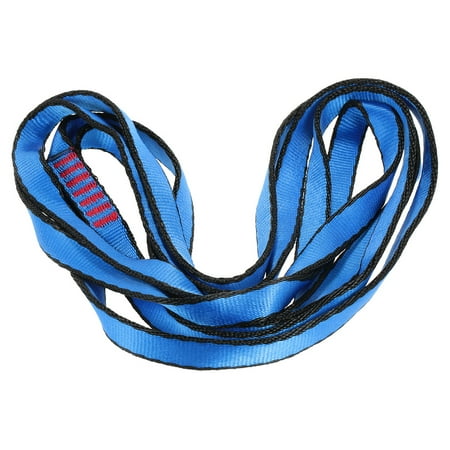Rescue Rope Runner - 23KN 16mm 150cm/4.9ft Rope Runner Webbing Sling Flat Strap Belt for Mountaineering Rock Climbing Caving Rappelling Rescue Engineering