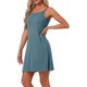 thumbnail image 4 of INSPIRAR CHIC Vestido de Noche para Mujeres Modal Suave con Tirantes Espagueti Cuello Redondo Ropa de Dormir 2XL Azul, 4 of 6