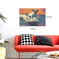 thumbnail image 5 of 16x24 inch Canvas For Painting Poster Surfing Puppy Bathroom Decor,Indoor Bathroom,Bedroom,Man Cave,Study Decorative Prints,Gift For Surfing Lovers & Dog Master,Exquisite Surfing Dog Posters, 5 of 6