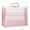 pink, variant on Plastic Expanding File Folder with Handle,Portable Transparent Envelope Document Folder File Wallet Organizer Box for Letter 2026 New Kilougeis