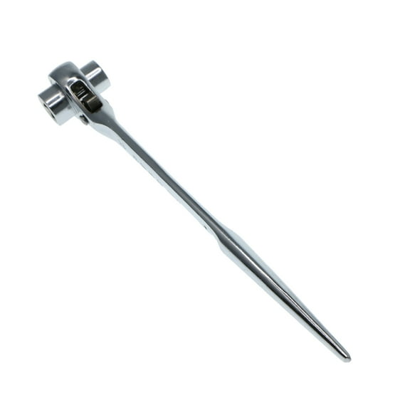 Pitycbo 1Pc 24/27mm Scaffold Podger Ratchet Spanner Site Ratcheting Wrench () 24-27mm