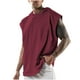thumbnail image 1 of Top Abrigo Hombres de Moda de Color Sólido sin Mangas con Capucha, Versátil Fitness Ocio Nylon Spandex, 1 of 3