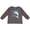 Charcoal Grey, variant on Inktastic Dolphin-itely the Cutest Boys or Girls Long Sleeve Toddler T-Shirt