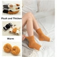 thumbnail image 3 of 6 Pairs Cute Cat Paw Socks Women Fuzzy Socks Soft Fluffy Slipper Socks Sleeping Warm Socks Christmas Gift for Girls, 3 of 5