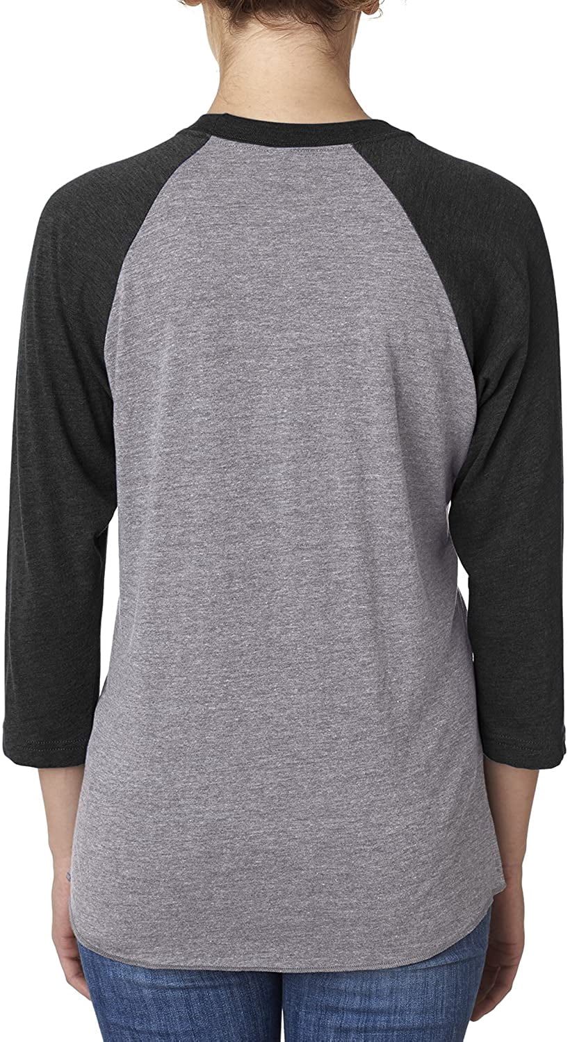 Mens Clementine Tri-Blend 3/4-Sleeve Raglan Tee