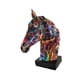 thumbnail image 5 of Busto de Estatua de Cabeza de Caballo Perfecl Figura de Resina 7 cm x 6 cm x 10 cm Estilo B, 5 of 8
