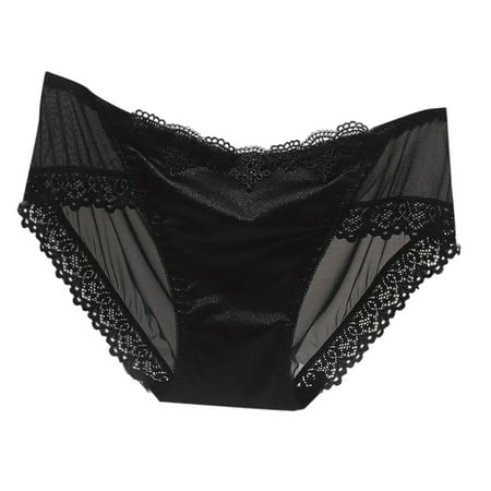 Yuhangmm Women s Panties Women s Transparent Lace Sexy Seamless Underwear Women s Soft And Comfortable Triangle Pants Women S Panties plus Size