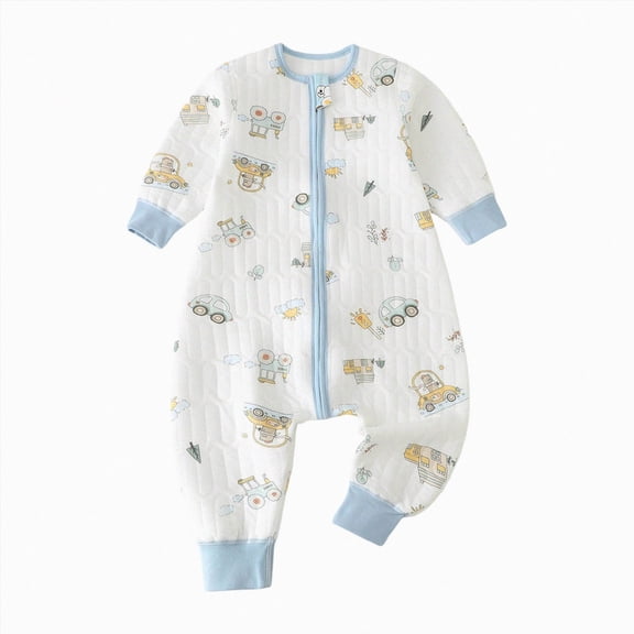 larppty Outlast Baby Sleep Sack with 2-Way Detachable Sleeves, Unisex Toddler Sleeping Bag with Smart Temperature Regulation, Growth-Friendly Baby Wearable Blanket with Legs for Infants, 2-3T