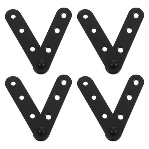 4PCS Straight Brackets Mending Plate Metal Brackets for Brace Heavy Duty Joining Plates for Wood Fence Bookcase Cabinet Straight Brace Repairing Mending Plates