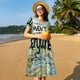 thumbnail image 4 of Balery I Haven't Been Everywhere But Its On My List Vestidos sueltos de manga corta para mujer, vestidos de verano 2025, vestidos casuales de corte A con vuelo., 4 of 6