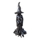 thumbnail image 4 of Estatua de Halloween,Estatua de bruja gótica para decoración de Halloween,Escultura de resina para escritorio,Colección de figuras de brujas de pie espeluznantes y aterradoras,Estantería de, 4 of 9