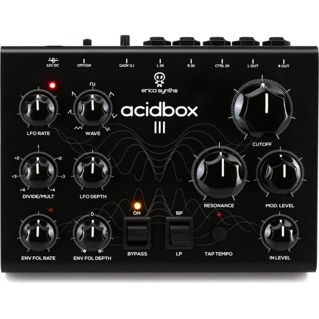 Erica Synths Acidbox III Filtro Polivoks de mesa con Overdrive