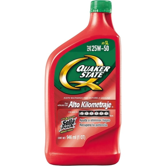 Aceite para Automóvil Quaker State 25W50 de 946 ml