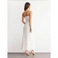 thumbnail image 4 of Strapless Maxi Dress with Slit, 4 of 5