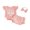 Pink, variant on Baby Girls Summer Clothes Newborn Hospital Going Home Baby Girl Outfits She's Here Letter Print Fly Sleeves Romper and Bow Print Shorts Headband 3Pcs Set