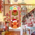 thumbnail image 5 of Bandera vertical con diseño de muñeco de nieve de Navidad, colgante de Papá Noel, decoración navideña 2024, Año Nuevo 2025, 5 of 5