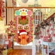 thumbnail image 5 of Bandera vertical con diseño de muñeco de nieve de Navidad, colgante de Papá Noel, decoración navideña 2024, Año Nuevo 2025, 5 of 5
