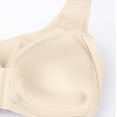 thumbnail image 4 of Vedolay Bra For Women Women's Shirred Front Sport Bra With Removable Pads,Beige L, 4 of 5