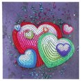 thumbnail image 1 of Heart 5D DIY Special-shaped Diamond Painting, 1 of 3