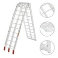 thumbnail image 5 of 1pc 7.5' motorcycle ramp Aluminum Arched Foldable Folding Loading ATV Dirt Bike Ramp 750Lbs Capacity, 5 of 7