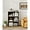 Dark Brown, variant on 3 Tier Engineered Wood Modern Bookshelf, Wooden Book Shelf with Three Display Shelves, Open Shelf Bookcase for Bedroom, Living Room, Dark Brown
