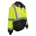 thumbnail image 4 of Class 3 Bomber Jacket, Reflective Stripes, Fleece Lined, XL, 4 of 4