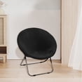 thumbnail image 5 of Saucer Chair Slipcover Removable Polyester Washable for Furniture Protection Black, 5 of 11
