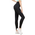 thumbnail image 2 of Lovito Women High Waist Stretchy Sports Leggings High Waist Full Length Gym Trainng Yoga Pants Quick Dry Plus Size Slim Fitness Pants, 2 of 5