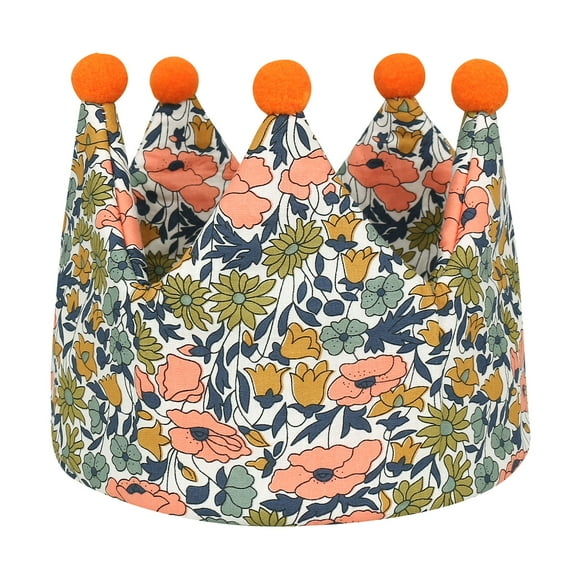 Crown Hat for Baby Party Crown Hat Cotton Headband Top Hat Breathable Headdress Cap Cute Party Headwear