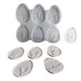 thumbnail image 2 of BotaniNest Cavities Silicone Mould Easter Silicone Moulds Casting Moulds Easter For Rabbits Pendant Epoxy Resin Casting Mould Rabbit Casting Mould Easter, 2 of 4