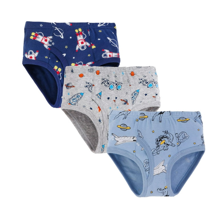 Pimfylm Cotton Baby Boys Toddler Potty Training Pants Underwear Blue 3-4  Years 