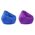 thumbnail image 1 of 2 sillones puf Uanit, grandes, para adultos, rellenos, tipo puf, 1 of 1