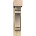 thumbnail image 2 of Ekena Millwork 6"W x 26"D x 26"H Olympic Block Rough Sawn Bracket w/ Offset Brace, Douglas Fir, 2 of 25