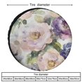thumbnail image 2 of Modern Watercolor Floral Camping Spare Tire Cover Happy Mothers Day Protectors Weatherproof Dust-Proof Fit for SUV Truck Travel Trailer 15inch, 2 of 8
