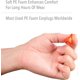 thumbnail image 2 of Disposable earplug box, 100pc, sound-proof earplugs, noise-proof for learning sleep, orange, 2 of 4