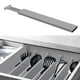 thumbnail image 1 of Organizador de cajones de utensilios de cocina perfecl con resorte separadores de madera 43cmx6cmx1.5cm, 1 of 8